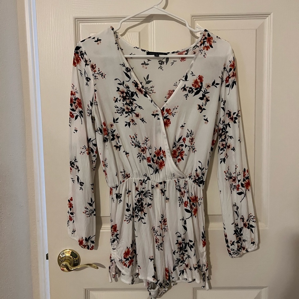 Kendall & Kylie white floral romper